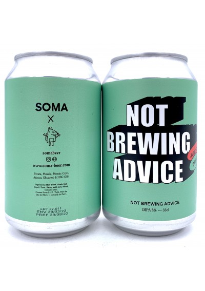Soma Not Brewing Advice - Biercab
