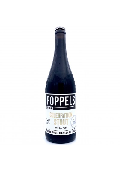 Poppels - POPPELS CELEBRATION STOUT  - Imperial Stout aged in Rum & Bourbon Barrels