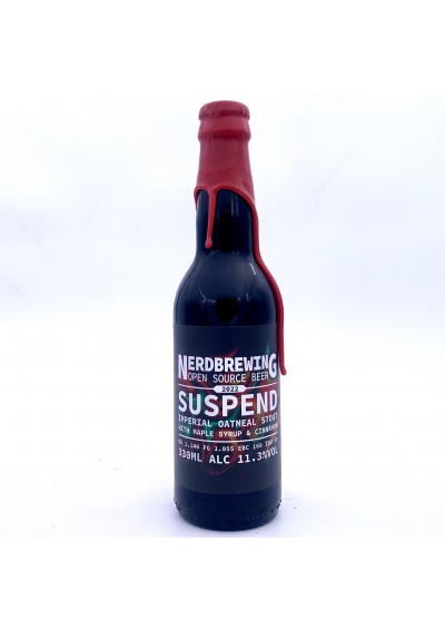 Nerdbrewing - Suspend Imperial Oatmeal Stout w. Maple Syrup & Cinnamon - Imperial Stout